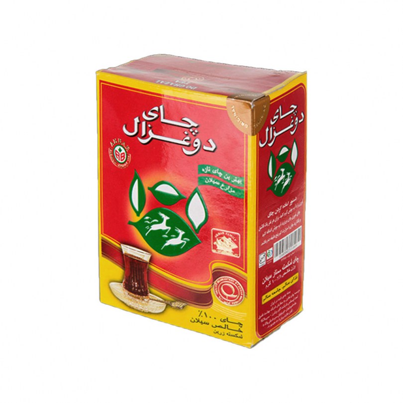 چای ساده 500g دو غزال - چای ساده 500g دو غزال