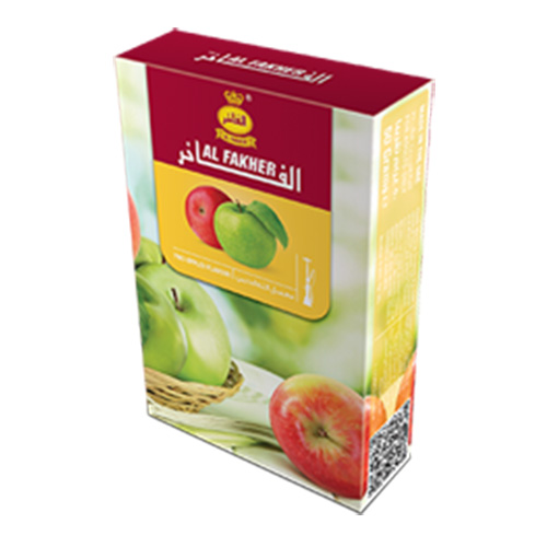 معسل دو سیب 50 گرم الفاخر - معسل دو سیب 50 گرم الفاخر