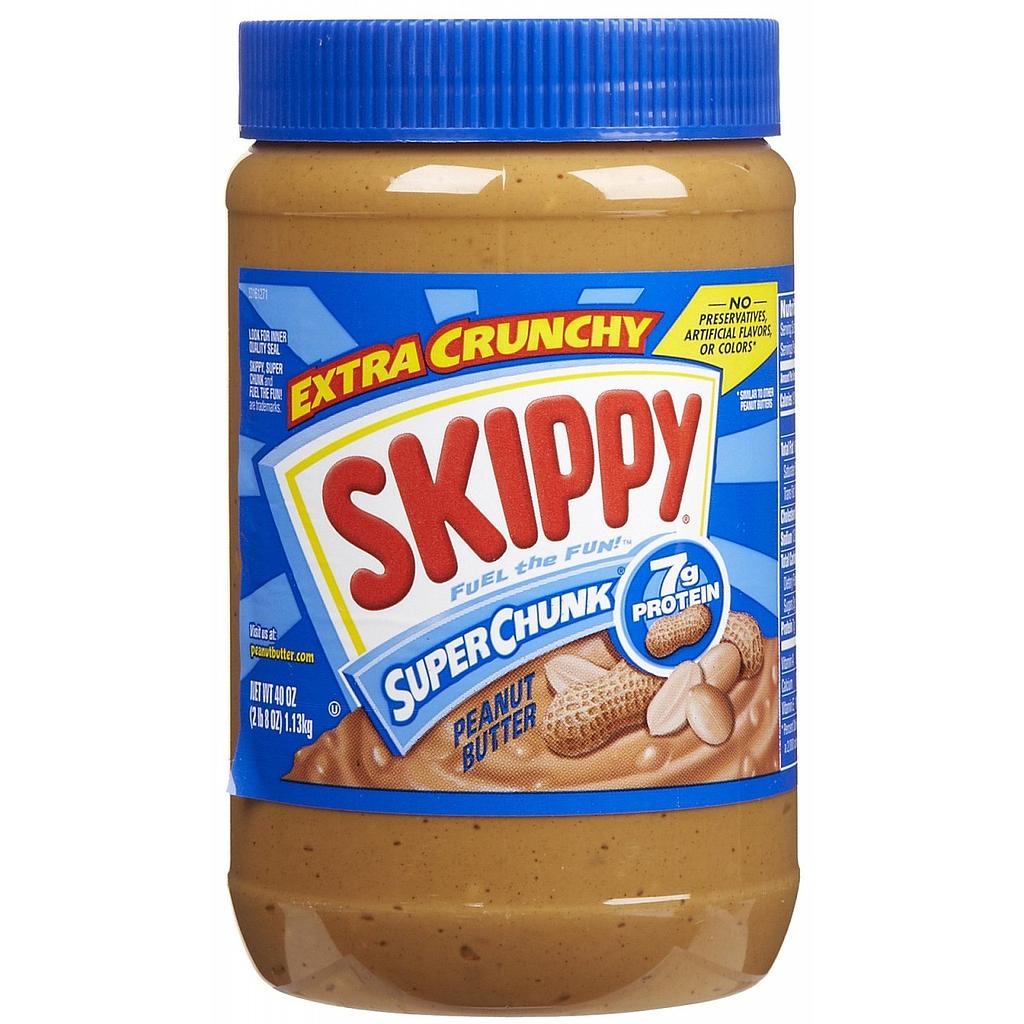 کره بادام زمینی کرانچ 460 گرمی اسکیپی SKIPPY - کره بادام زمینی کرانچ 460 گرمی اسکیپی