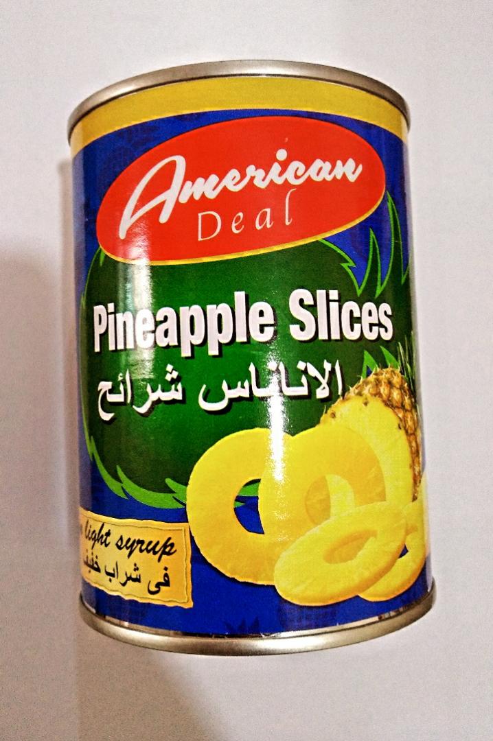 کمپوت آناناس 565g american - کمپوت آناناس 565g american