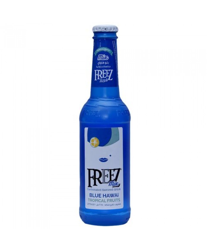 آبمیوه گازدار 275 میل BLUE HAWAI فریز FREEZ - آبمیوه گازدار 275 میل BLUE HAWAI فریز FREEZ