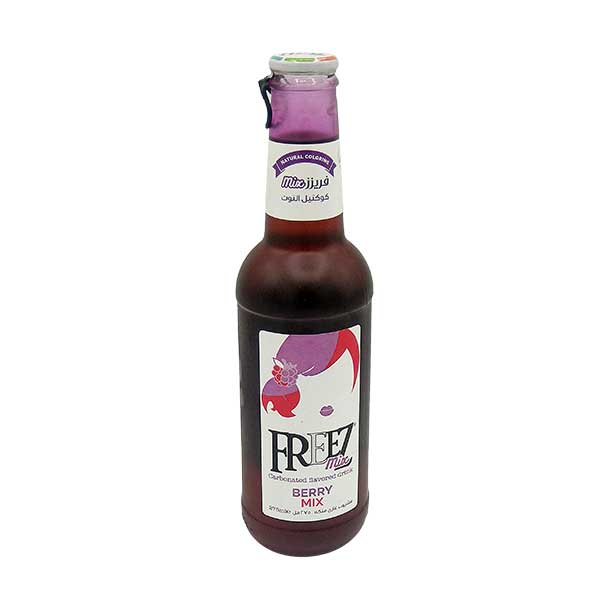 آبمیوه گازدار 275 میل MIX BERRY فریز FREEZ - آبمیوه گازدار 275 میل MIX BERRY فریز FREEZ