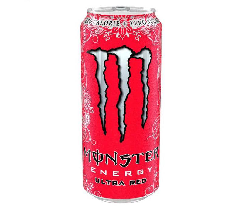 نوشیدنی انرژی زا بدون شکر 500mil  مانستر  monster ultra red - نوشیدنی انرژی زا بدون شکر 500mil  مانستر  monster ultra red