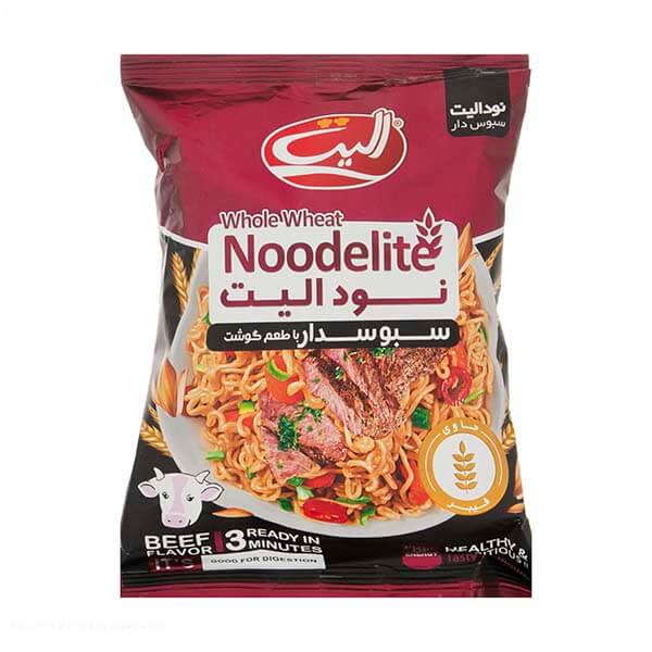 نودل سبوس دار باطعم گوشت الیت - نودل سبوس دار باطعم گوشت الیت