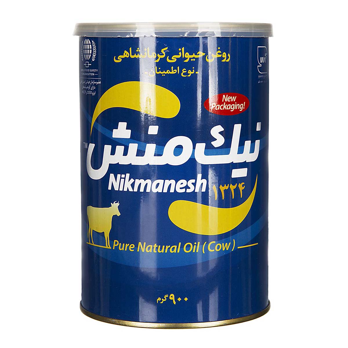 روغن حیوانی کرمانشاهی نوع اطمینان 900 گرم نیک منش - روغن حیوانی کرمانشاهی نوع اطمینان 900 گرم نیک منش
