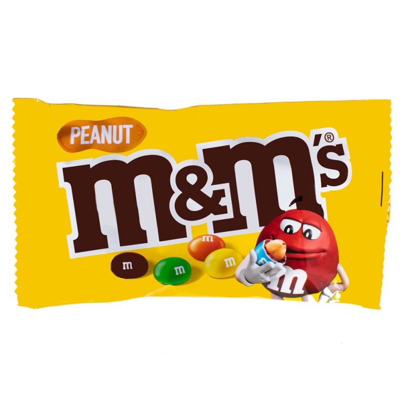 اسمارتیز بادامی 45g m&m - اسمارتیز بادامی 45 گرمی m&m